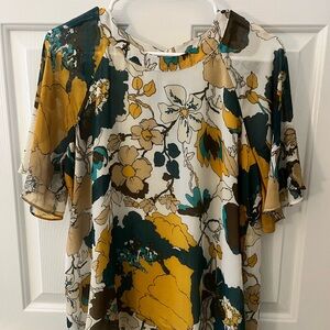 Floral Print Women's Top